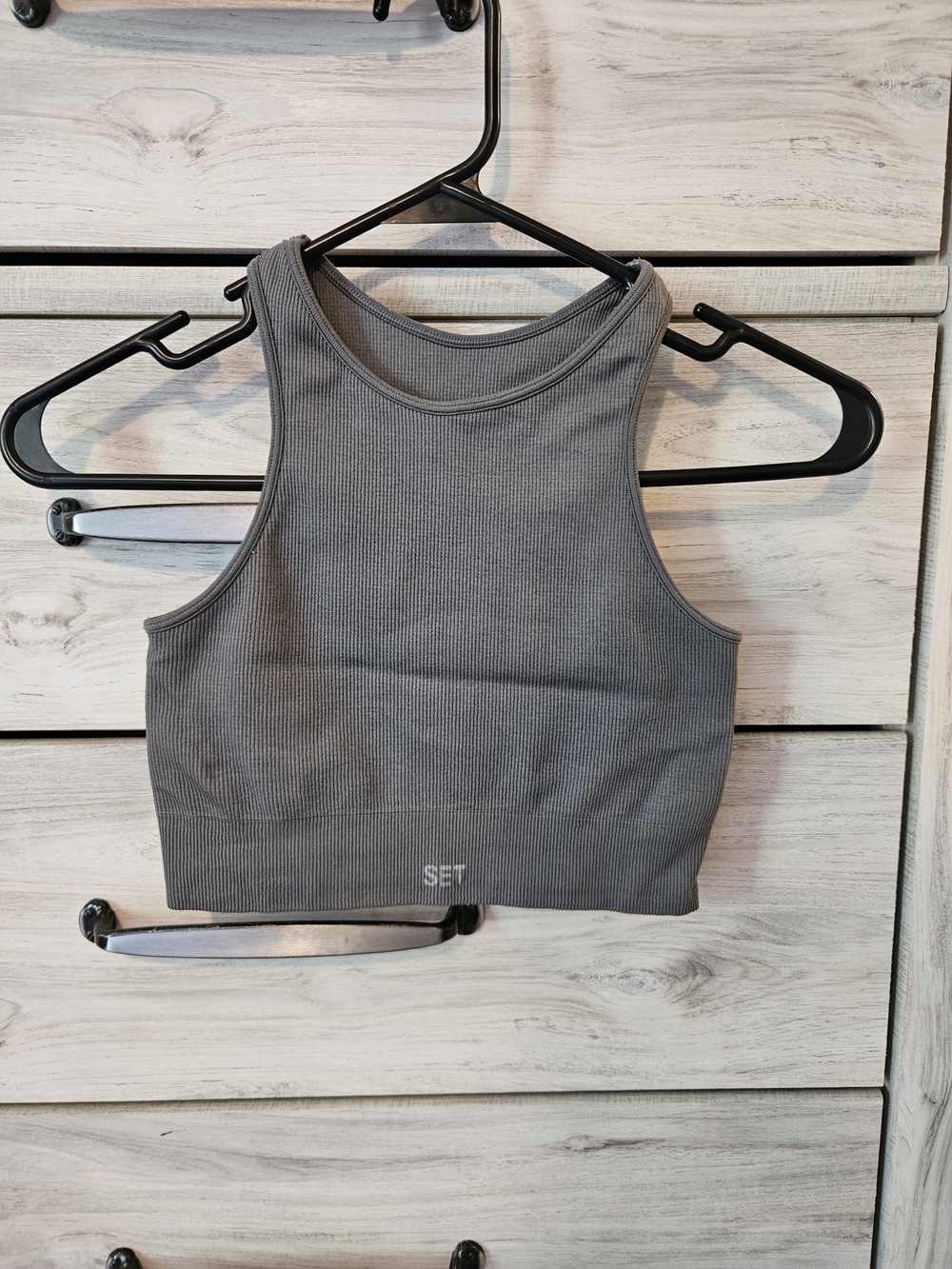 SET Active Racerback Crop Top
